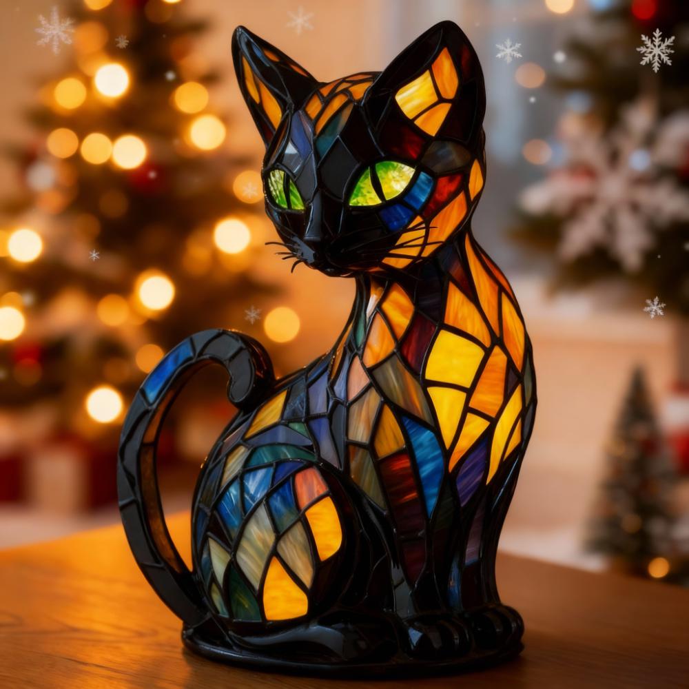 Diese niedliche Katzenlampe bringt mit ihrem Schnurren eine warme Atmosphäre in jeden Raum