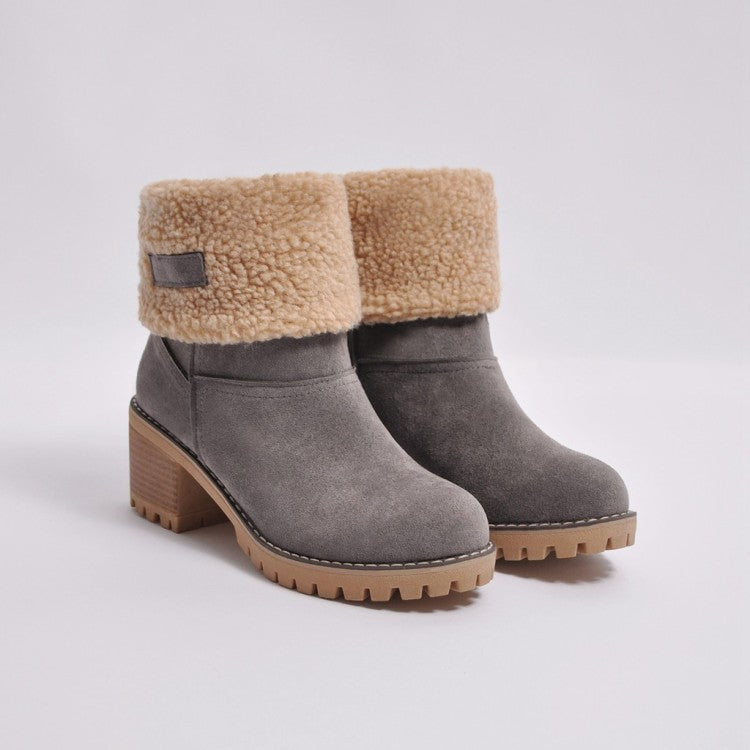 Für ältere Frauen mit Balanceproblemen entwickelte Stiefel mit Fußgewölbestütze – wasserdicht und rutschfest, damit Sie den ganzen Tag schmerzfrei laufen können