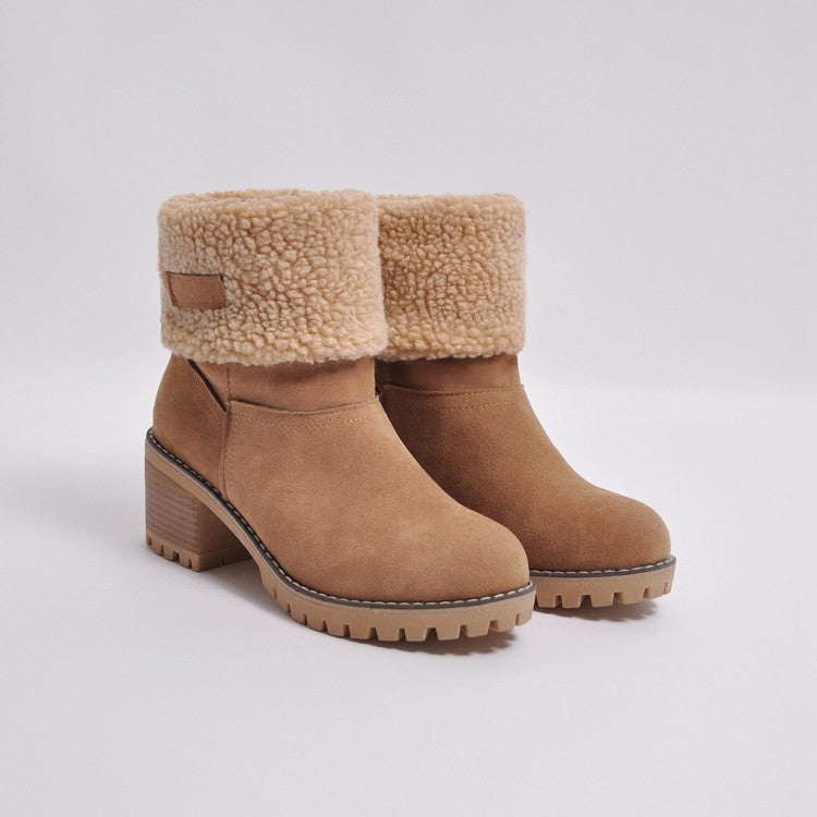 Für ältere Frauen mit Balanceproblemen entwickelte Stiefel mit Fußgewölbestütze – wasserdicht und rutschfest, damit Sie den ganzen Tag schmerzfrei laufen können