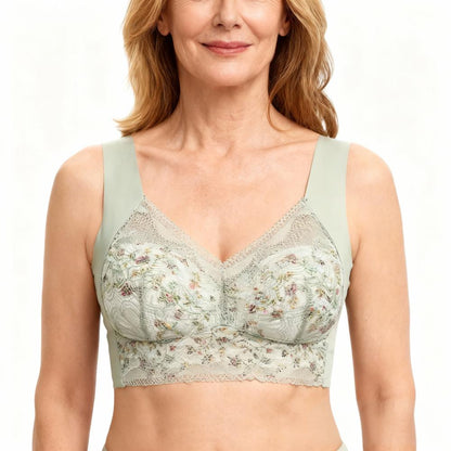 🎉 Exklusiv für Mitglieder –Großer Sport-BH für Frauen, ohne Bügel, mit festen Cups, Anti-Sink-Effekt, ärmelloses Tanktop-Design, nahtloser BH, atmungsaktiv und bequem