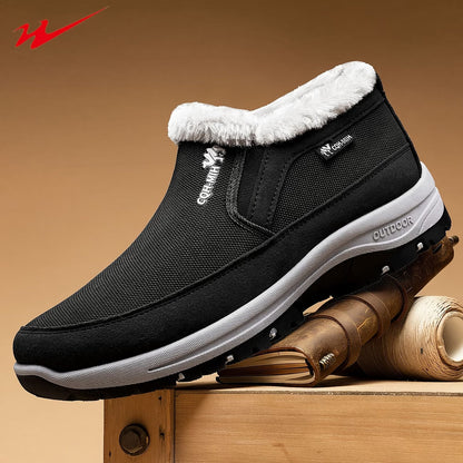 🔥 Herren-Winterstiefel mit weichem Innenfutter – Warm, leicht, bequem und rutschfest für kalte Wintertage