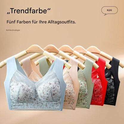 🎉 Exklusiv für Mitglieder –Großer Sport-BH für Frauen, ohne Bügel, mit festen Cups, Anti-Sink-Effekt, ärmelloses Tanktop-Design, nahtloser BH, atmungsaktiv und bequem