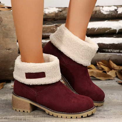 Für ältere Frauen mit Balanceproblemen entwickelte Stiefel mit Fußgewölbestütze – wasserdicht und rutschfest, damit Sie den ganzen Tag schmerzfrei laufen können
