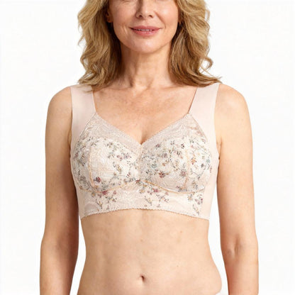 🎉 Exklusiv für Mitglieder –Großer Sport-BH für Frauen, ohne Bügel, mit festen Cups, Anti-Sink-Effekt, ärmelloses Tanktop-Design, nahtloser BH, atmungsaktiv und bequem