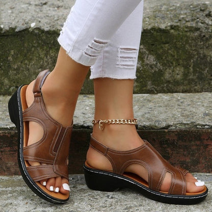 🎁 Zwei gekauft, eins gratis! Ergonomische Leder-Sandalen für Frauen – Verabschieden Sie sich von Fußschmerzen, Komfort den ganzen Tag
