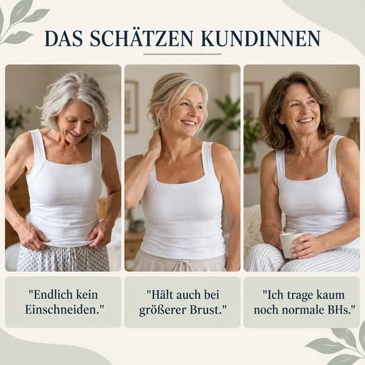 Top 3-in-1 – Das Top, das Ihren BH ersetzt | Bequemes Support-Top mit integriertem BH