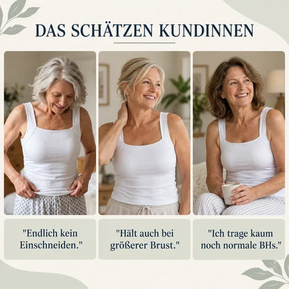 Top 3-in-1 – Das Top, das Ihren BH ersetzt | Bequemes Support-Top mit integriertem BH