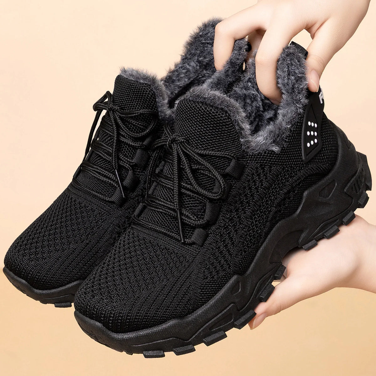 Damen-Winter-Sportschuhe mit warmem Innenfutter – warm, bequem und rutschhemmend für den Winter 🔥 Das zweite Paar zum halben Preis!