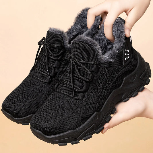 Damen-Winter-Sportschuhe mit warmem Innenfutter – warm, bequem und rutschhemmend für den Winter 🔥 Das zweite Paar zum halben Preis!