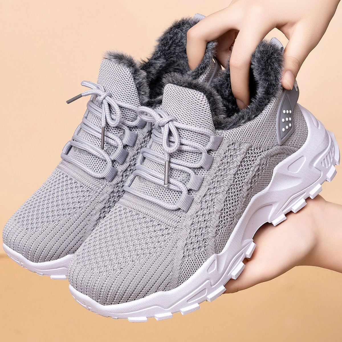 Damen-Winter-Sportschuhe mit warmem Innenfutter – warm, bequem und rutschhemmend für den Winter 🔥 Das zweite Paar zum halben Preis!