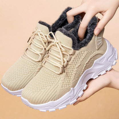 Damen-Winter-Sportschuhe mit warmem Innenfutter – warm, bequem und rutschhemmend für den Winter 🔥 Das zweite Paar zum halben Preis!
