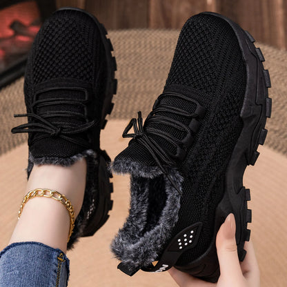 Damen-Winter-Sportschuhe mit warmem Innenfutter – warm, bequem und rutschhemmend für den Winter 🔥 Das zweite Paar zum halben Preis!