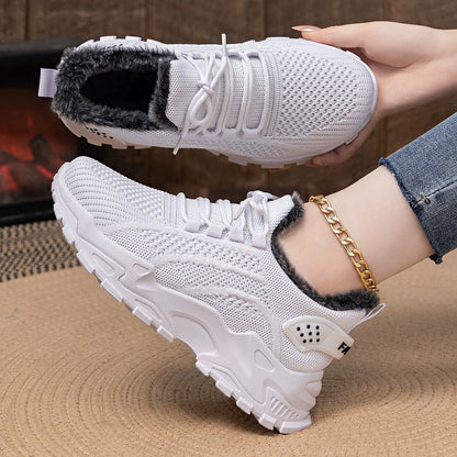 Damen-Winter-Sportschuhe mit warmem Innenfutter – warm, bequem und rutschhemmend für den Winter 🔥 Das zweite Paar zum halben Preis!