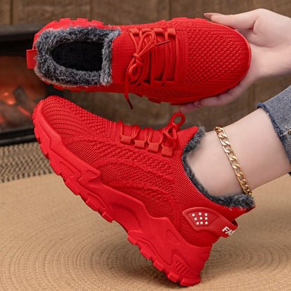 Damen-Winter-Sportschuhe mit warmem Innenfutter – warm, bequem und rutschhemmend für den Winter 🔥 Das zweite Paar zum halben Preis!