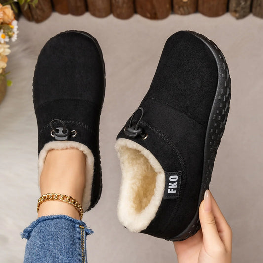 Winterliche Wildleder-Schuhe für Senioren – einfaches An- und Ausziehen, warm gefüttert und rutschfest 🔥 Das zweite Paar zum halben Preis!