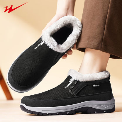 🔥 Herren-Winterstiefel mit weichem Innenfutter – Warm, leicht, bequem und rutschfest für kalte Wintertage