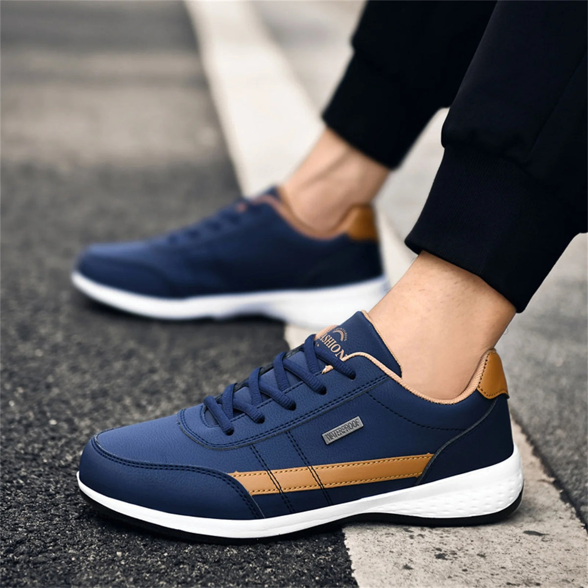 [🎉 Exklusiv für Mitglieder ]Herren Sportliche Sneakers in großen Größen – Bequem, rutschfest, mit Schnürung und weicher Sohle für Outdoor-Aktivitäten