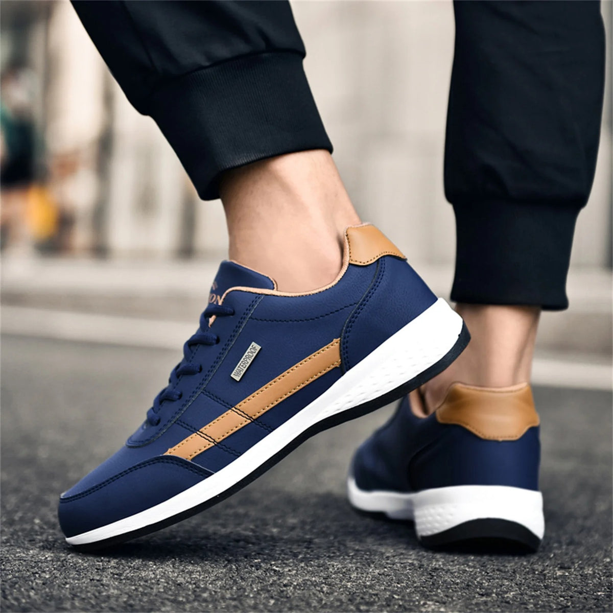 [🎉 Exklusiv für Mitglieder ]Herren Sportliche Sneakers in großen Größen – Bequem, rutschfest, mit Schnürung und weicher Sohle für Outdoor-Aktivitäten