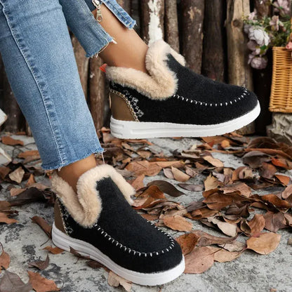 Weiche und bequeme Damen­schuhe der gehobenen Klasse aus hochwertigem Kaschmir – mit optimaler Fußgewölbeunterstützung für ein leichteres Gehen! 🔥 70 % Rabatt nur heute – nicht verpassen!