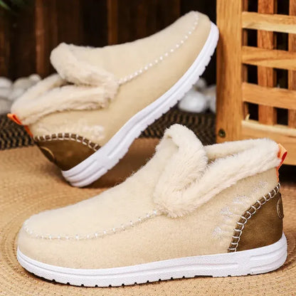 Weiche und bequeme Damen­schuhe der gehobenen Klasse aus hochwertigem Kaschmir – mit optimaler Fußgewölbeunterstützung für ein leichteres Gehen! 🔥 70 % Rabatt nur heute – nicht verpassen!