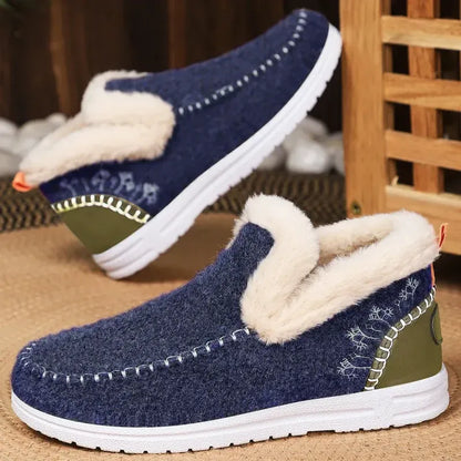 Weiche und bequeme Damen­schuhe der gehobenen Klasse aus hochwertigem Kaschmir – mit optimaler Fußgewölbeunterstützung für ein leichteres Gehen! 🔥 70 % Rabatt nur heute – nicht verpassen!