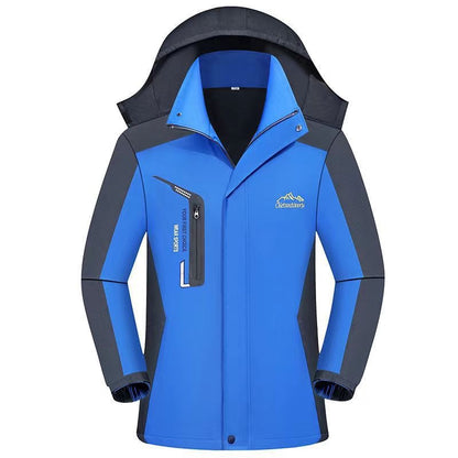 [🎉 Exklusiv für Mitglieder ]Winterliche, gefütterte Outdoorjacke – wind- und wasserdicht, wärmespeichernd, unisex 🔥 Zweites Stück halber Preis!