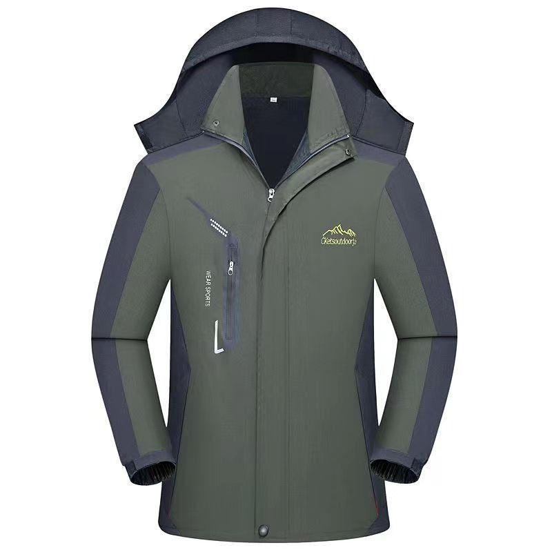 [🎉 Exklusiv für Mitglieder ]Winterliche, gefütterte Outdoorjacke – wind- und wasserdicht, wärmespeichernd, unisex 🔥 Zweites Stück halber Preis!