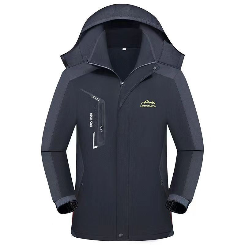 [🎉 Exklusiv für Mitglieder ]Winterliche, gefütterte Outdoorjacke – wind- und wasserdicht, wärmespeichernd, unisex 🔥 Zweites Stück halber Preis!