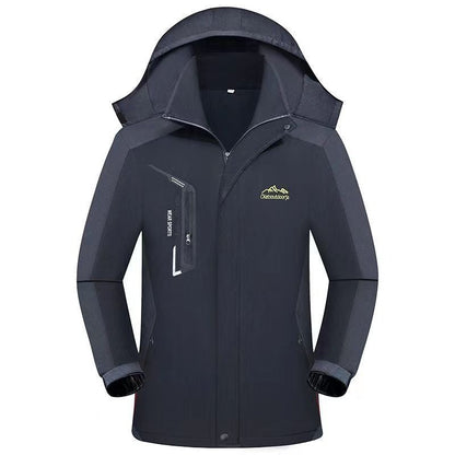 [🎉 Exklusiv für Mitglieder ]Winterliche, gefütterte Outdoorjacke – wind- und wasserdicht, wärmespeichernd, unisex 🔥 Zweites Stück halber Preis!