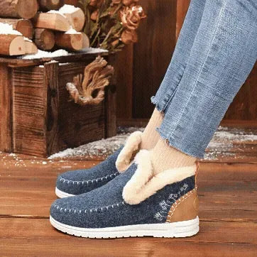 Weiche und bequeme Damen­schuhe der gehobenen Klasse aus hochwertigem Kaschmir – mit optimaler Fußgewölbeunterstützung für ein leichteres Gehen! 🔥 70 % Rabatt nur heute – nicht verpassen!