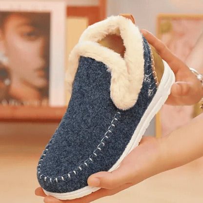 Weiche und bequeme Damen­schuhe der gehobenen Klasse aus hochwertigem Kaschmir – mit optimaler Fußgewölbeunterstützung für ein leichteres Gehen! 🔥 70 % Rabatt nur heute – nicht verpassen!