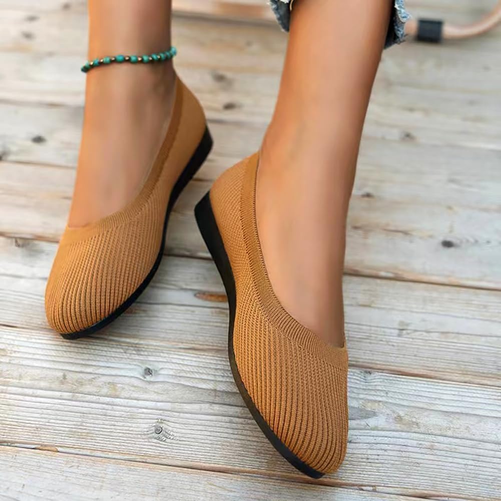 Leichte gestrickte Slip-on-Schuhe – atmungsaktiv & bequem 🌸