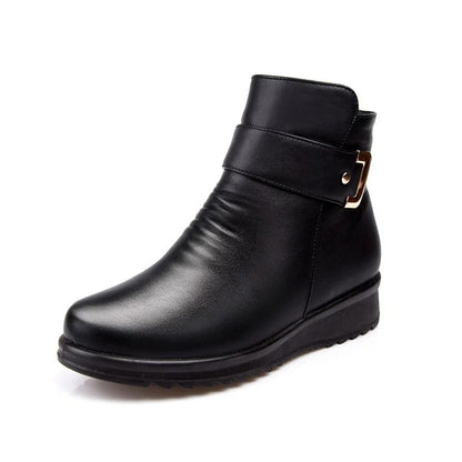 Weiche und bequeme Damenhalbschuhe aus echtem Woll- und Premiumleder (mit Fußgewölbeunterstützung – erleichtert das Gehen) 🔥🔥