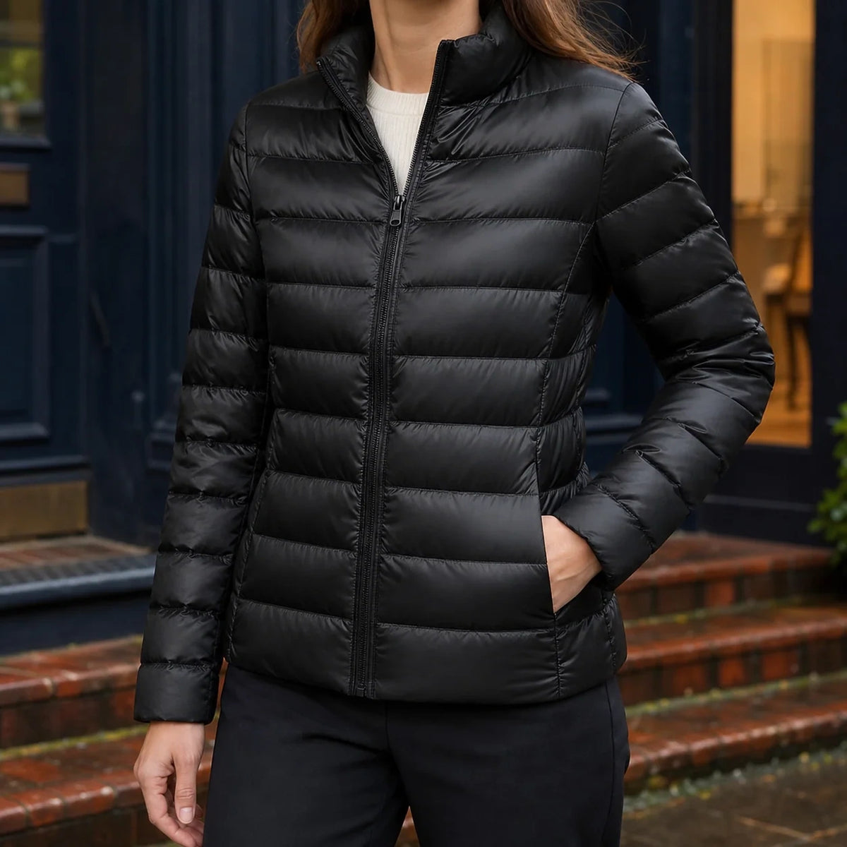 🔥 Bestseller ✨ Kurze Damen-Daunenjacke – leicht, warm und stilvoll ❄️