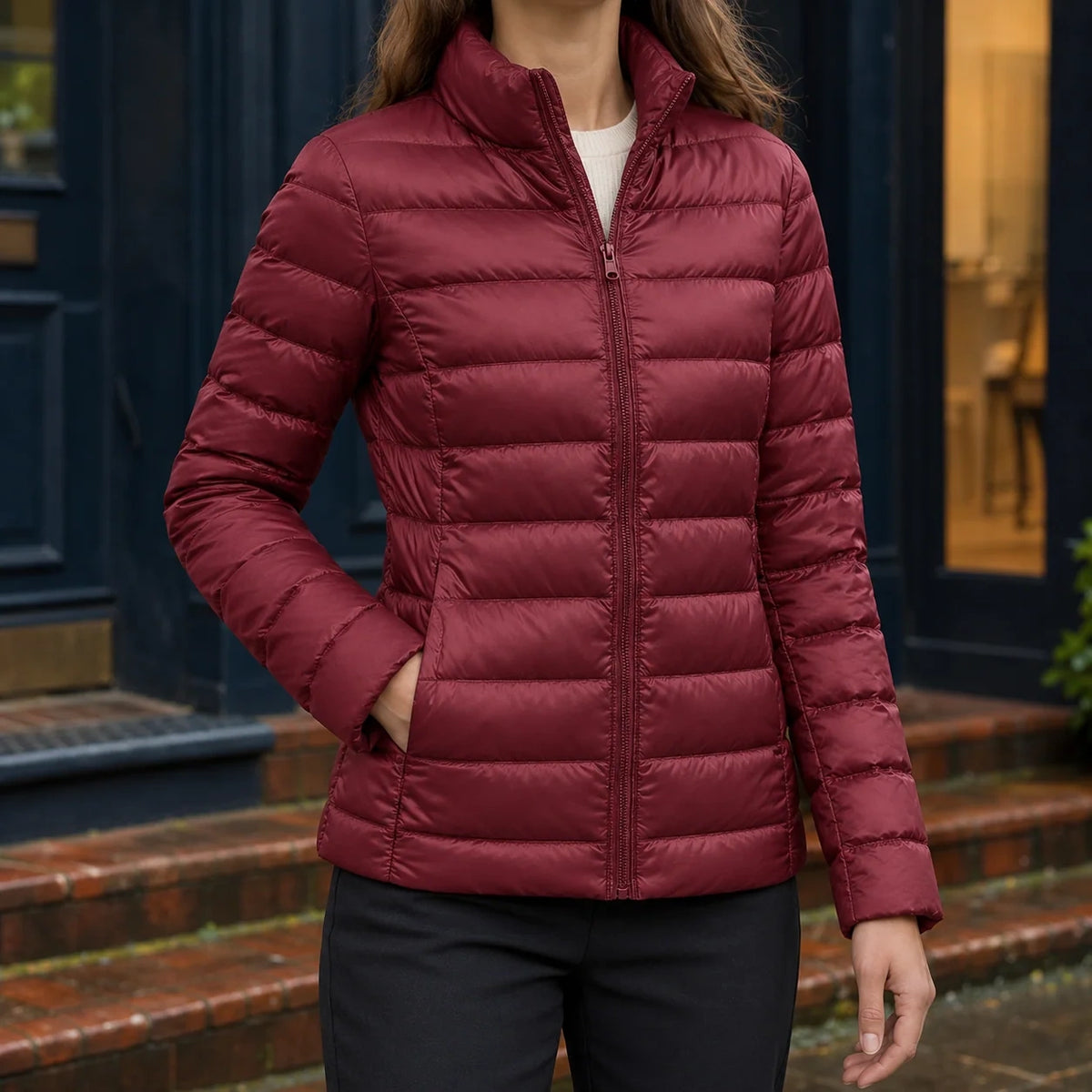 🔥 Bestseller ✨ Kurze Damen-Daunenjacke – leicht, warm und stilvoll ❄️
