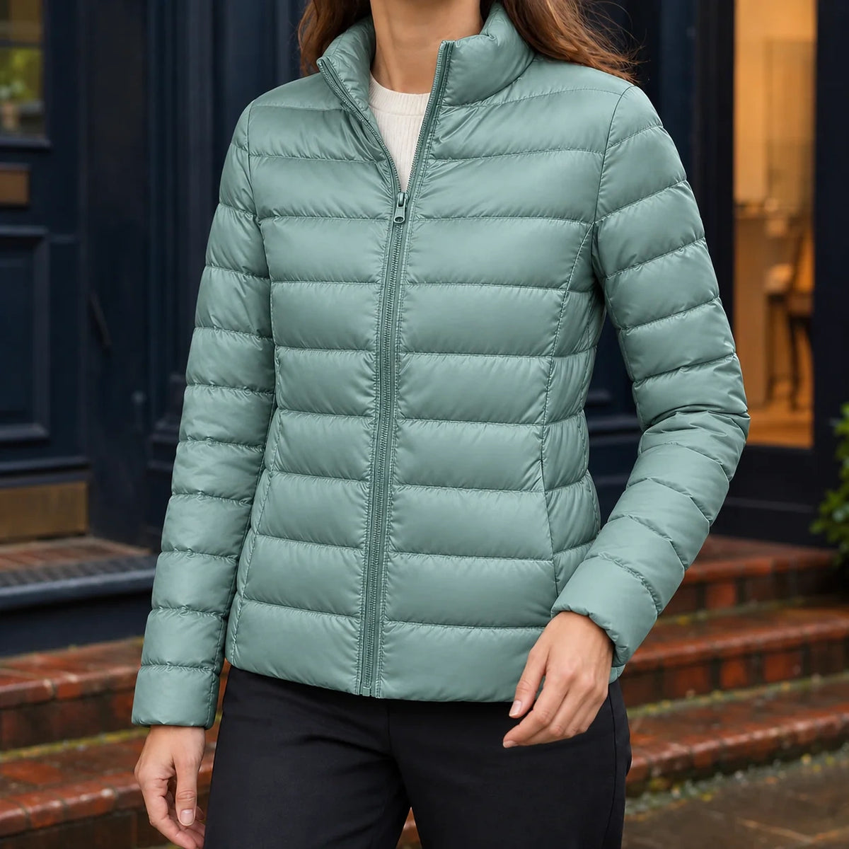 🔥 Bestseller ✨ Kurze Damen-Daunenjacke – leicht, warm und stilvoll ❄️
