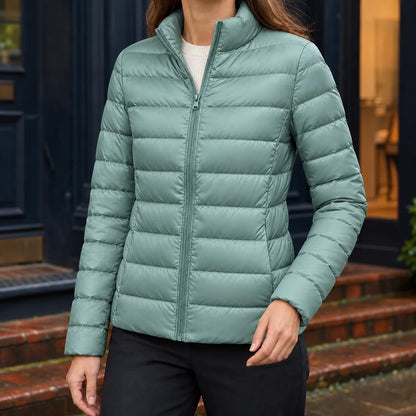 🔥 Bestseller ✨ Kurze Damen-Daunenjacke – leicht, warm und stilvoll ❄️