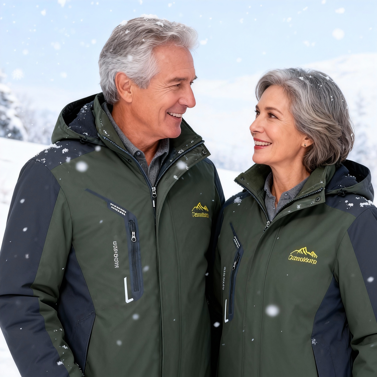 [🎉 Exklusiv für Mitglieder ]Winterliche, gefütterte Outdoorjacke – wind- und wasserdicht, wärmespeichernd, unisex 🔥 Zweites Stück halber Preis!