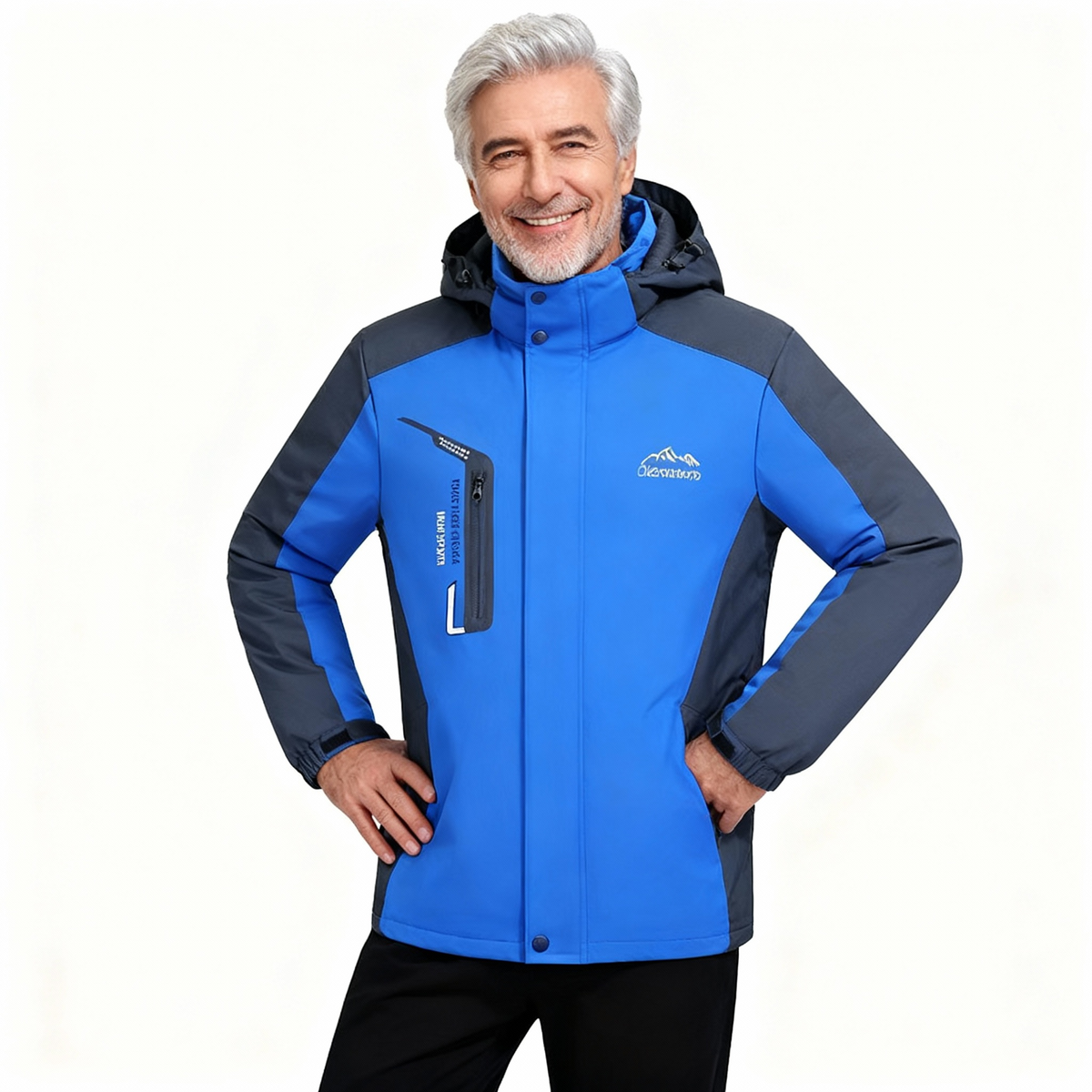 [🎉 Exklusiv für Mitglieder ]Winterliche, gefütterte Outdoorjacke – wind- und wasserdicht, wärmespeichernd, unisex 🔥 Zweites Stück halber Preis!