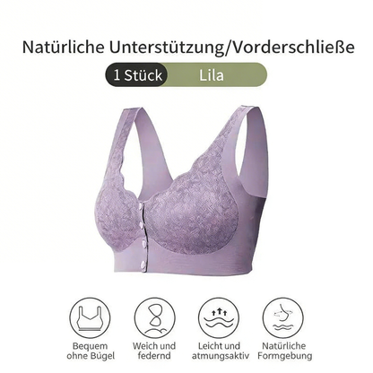 Damen-BH für ältere Frauen – Vorderöffnung, bügelfrei, weich & bequem, Sport-Top-Stil