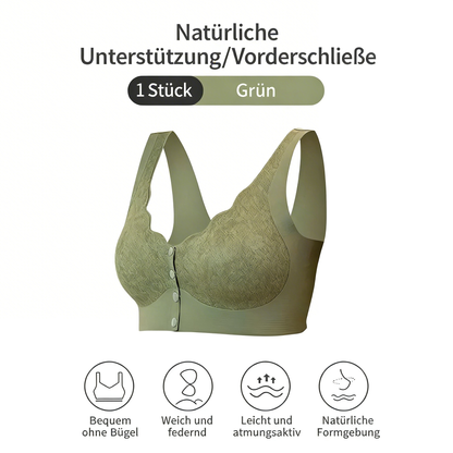 Damen-BH für ältere Frauen – Vorderöffnung, bügelfrei, weich & bequem, Sport-Top-Stil