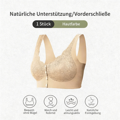 Damen-BH für ältere Frauen – Vorderöffnung, bügelfrei, weich & bequem, Sport-Top-Stil