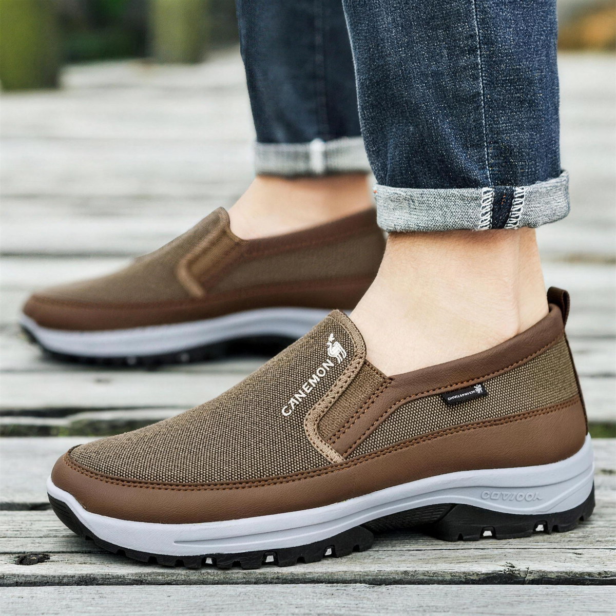 🔥 Herren-Komfort-Slipper – Leichte und atmungsaktive Sportschuhe mit Mesh-Obermaterial für den Alltag