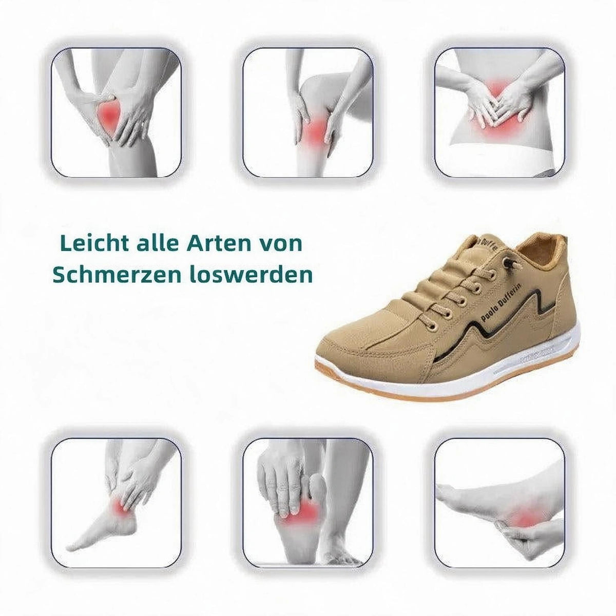 Orthopädische Herren-Wanderschuhe – Den ganzen Tag laufen, ohne müde Füße! 🔥 Heute zum halben Preis – Nicht verpassen!