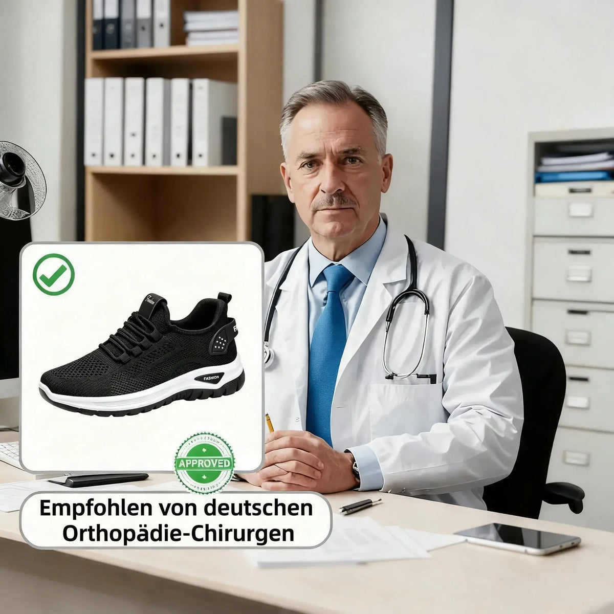 🔥Orthopädische Damenschuhe mit weicher, gepolsterter Sohle – Komfortables, schmerzfreies Gehen den ganzen Tag!