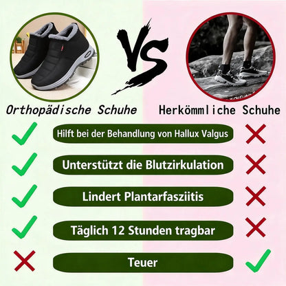 Orthopädische, rutschfeste Schuhe für Damen und Herren – helfen, das Gleichgewicht von Senioren zu verbessern und unterstützen die Gesundheit von Rücken und Gelenken
